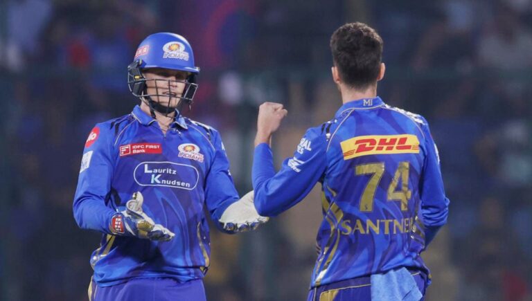 Mumbai Indians made a team hat-trick against Delhi Capitals by making three run outs!