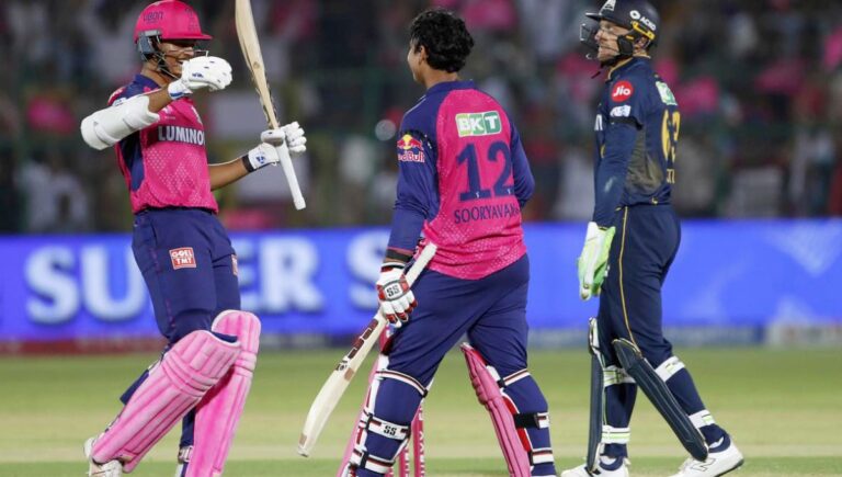 IPL 2025 Points Table: Rajasthan Royals beat GT to raise playoff hopes, RCB becomes topper!